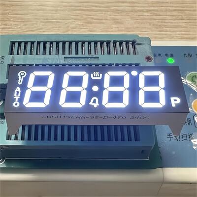Display LED Bianco Ultra 7 Segmenti 4 Cifre Catodo Comune per Forno 58.2*19mm