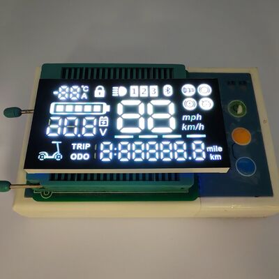 Display LED a 7 segmenti con circuito integrato per scooter elettrici