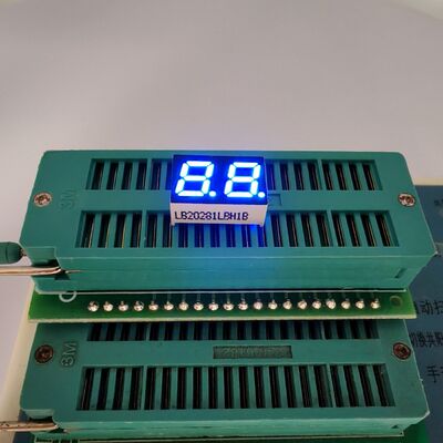 Un buon prezzo. Display LED a 7 segment a 2 cifre blu ultra luminoso per sistemi elettronici in linea