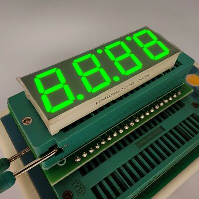 Un buon prezzo. LED a 7 segmenti a 4 cifre in giallo-verde, progettato per cucine a induzione in linea