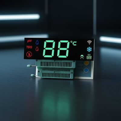 Un buon prezzo. Display a LED a 7 segmenti a 2 cifre personalizzato Anodo comune invisibile multicolore per distributori di acqua in linea
