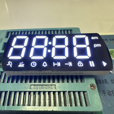 Display a LED a 7 segmenti a 4 cifre, a catodo comune, ultra luminoso bianco, 0.67 pollici, personalizzato per forni