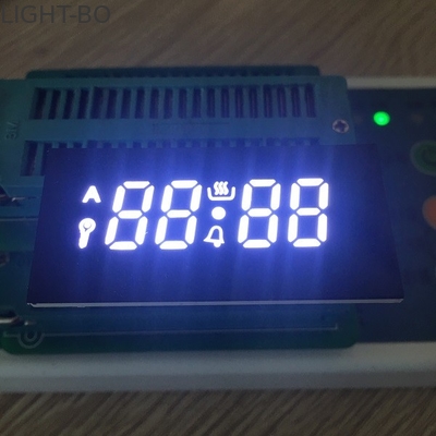 Display a 7 segmenti ultra su misura della cifra di bianco 4 IC compatibile per il temporizzatore del forno