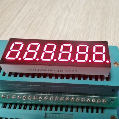 Display LED a 7 segmenti a 6 cifre per il timer di conto alla rovescia digitale