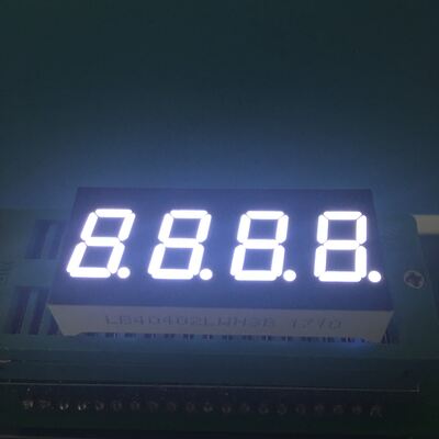 Display a LED 4 cifre 0,4 pollici 7 segmenti Ultra Bianco Anodo comune per il pannello degli strumenti