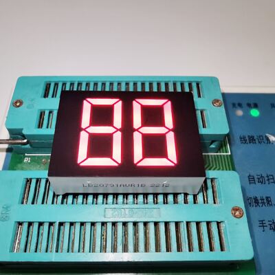 Display LED 7 segment 2 cifre 0.79 pollici rosso ultra luminoso anodo comune per scaldabagno