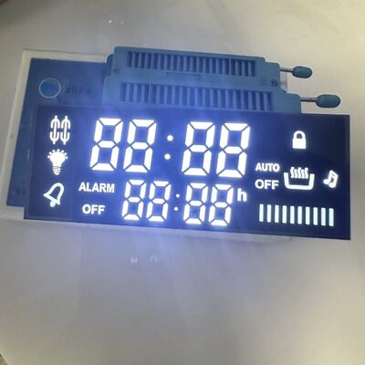 Modulo di visualizzazione a LED a 7 segmenti di colore bianco ultra luminoso personalizzato per pannelli di controllo delle pentole a gas