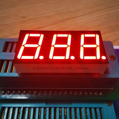 Un buon prezzo. Display LED 7 segment 3 cifre 14.2mm rosso ultra luminoso anodo comune per termocontrollore in linea