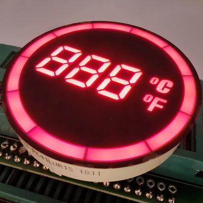 Un buon prezzo. Controller di visualizzazione della temperatura a LED a catodo comune rotondo a 7 segmenti in linea