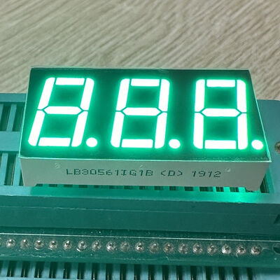 Un buon prezzo. Display LED a catodo comune Superficie grigia bianca ultra luminosa 7 segmenti 3 digiti 14,2 mm per il regolatore di temperatura in linea