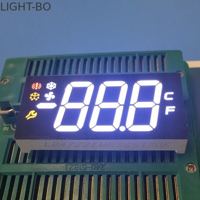 3 display a 7 segmenti multicolore della cifra ultra luminoso per controllo del frigorifero