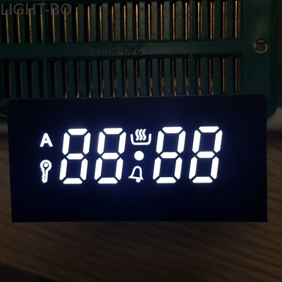 Angolo di visione ultra bianco della scheda dell'esposizione di segmento della cifra 7 del temporizzatore 4 del forno ampio