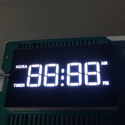 4 bianco ultra luminoso comune dell'anodo del display a 7 segmenti della cifra per il fornello di gas di Digital