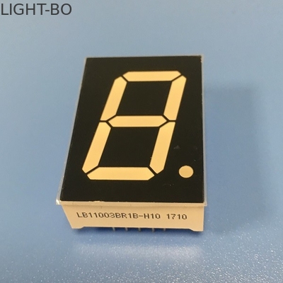 Il singolo segmento della cifra 7 ha condotto l'intensità comune 14.2mm dell'anodo 60-70mcd Lumious dell'esposizione