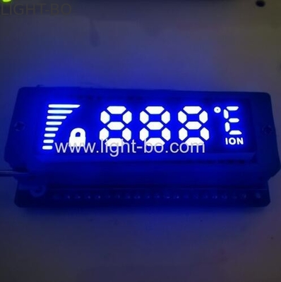 Ultra sottile Display a LED a 7 segmenti a colore bianco personalizzato Anodo comune per controllore di temperatura