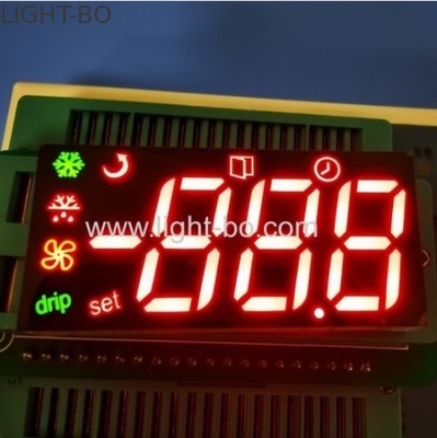 Modulo di visualizzazione a LED multicolore a tre cifre a 7 segmenti personalizzato per il pannello di controllo del frigorifero