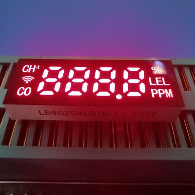 Modulo Display LED a 7 Segmenti Rosso Ultra Luminoso ad Anodo Comune 28*10*5mm per Rilevatore di Gas Nocivi