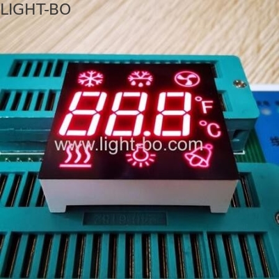 Ultra rosso Display a LED a 7 segmenti a tripla cifra per il controllo del frigorifero