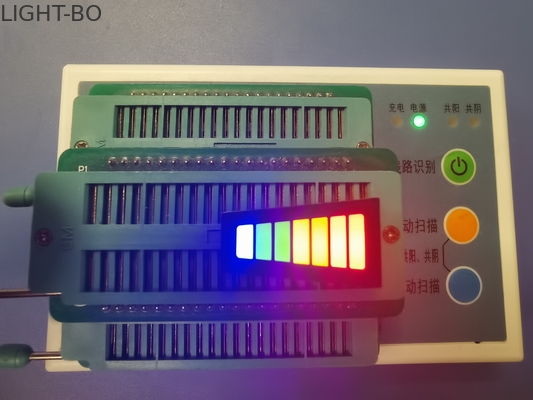 7 barra luminosa comune del trapezio LED dell'anodo di segmento 3.3V 120mcd