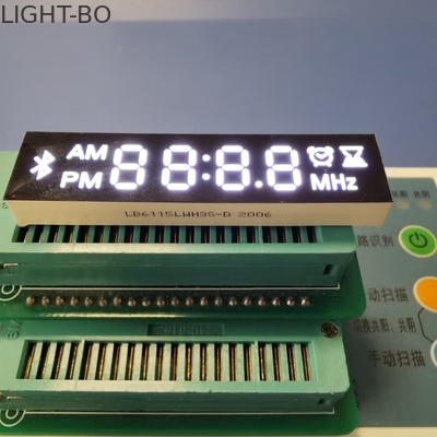Modulo ultra su misura dell'esposizione di LED di segmento della cifra 7 di bianco 4 per l'altoparlante/radio di Bluetooth
