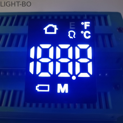 6 esposizione di LED ultra bianca di segmento dei perni 120mcd 80mW 20mA 7