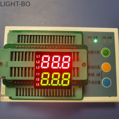Un buon prezzo. Doppia cifra di colore 3 dell'esposizione di LED di segmento di altezza 7 di fila 8.6mm due in linea