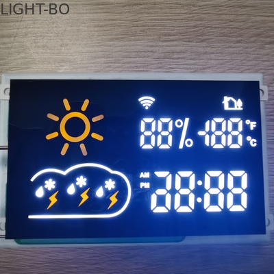 Esposizione di LED di segmento di ROHS 80mcd 7 per il modulo di previsioni del tempo