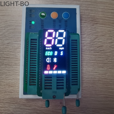 Tipo comune esposizione dell'anodo SMD di doppio di colore 2 segmento della cifra 7 di LED per Electromobile