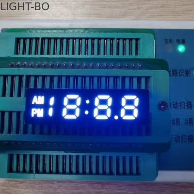 esposizione di LED a quattro cifre di 7 segmenti 0.25Inch ultra bianca per l'orologio