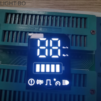 il segmento 7 di 10.4mm ha condotto l'esposizione 120mcd per il motorino elettrico