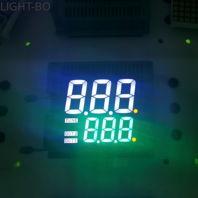 Linea doppia principale cifre 120mcd 20mA dell'esposizione di segmento 3 7 per il quadro portastrumenti