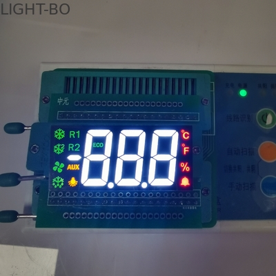 Esposizione di LED ultra bianca/rossa di segmento della cifra 7 di /Yellow /Green 3 per controllo della temperatura