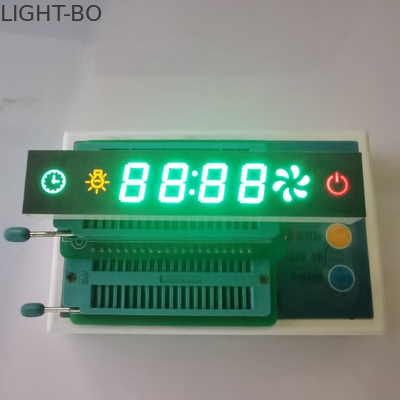 Della cifra di abitudine 4 display a 7 segmenti il film ultra luminoso Diaphragamtion del nero di Grenn