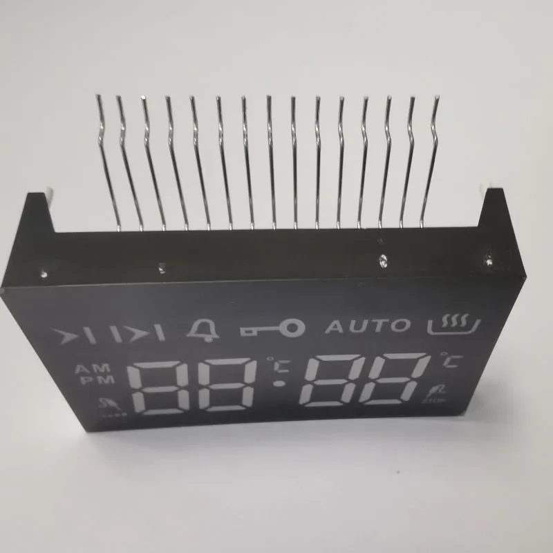 Display a LED 7 segmenti Ultra Bright Amber 4 cifre Anodo comune per 4 tasti Touch Forno integrato 3