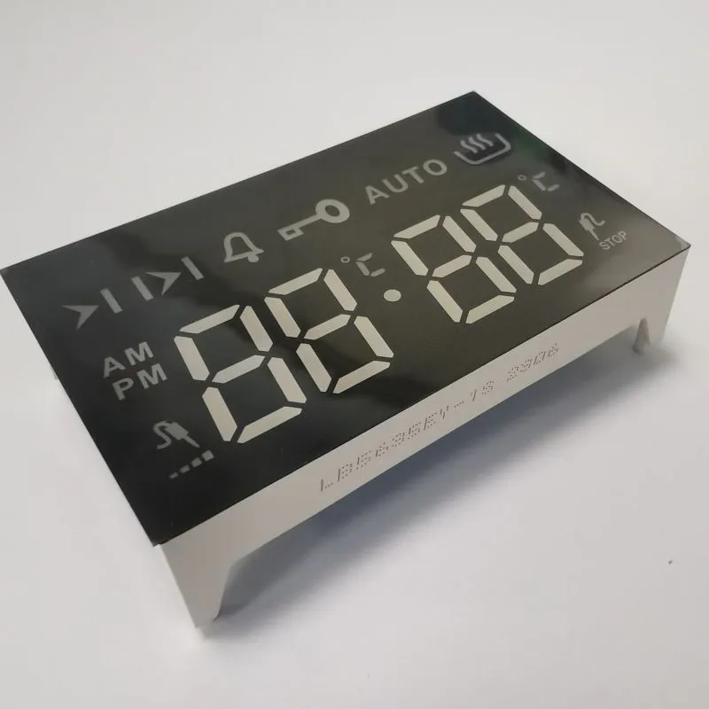 Display a LED 7 segmenti Ultra Bright Amber 4 cifre Anodo comune per 4 tasti Touch Forno integrato 2