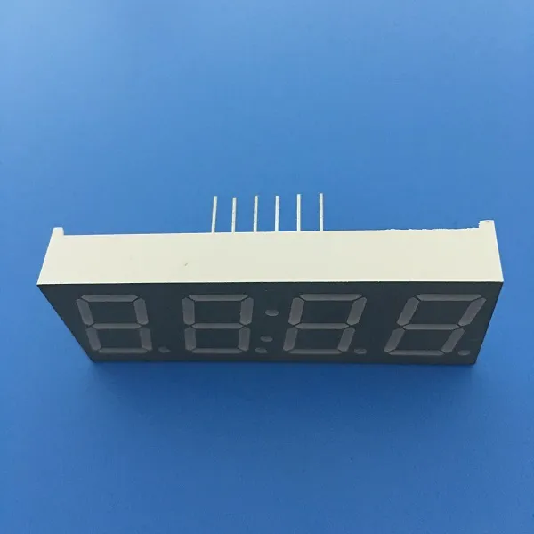 Display dell'orologio a LED 4 cifre 7 segmenti Anodo comune per attrezzature da fitness 0