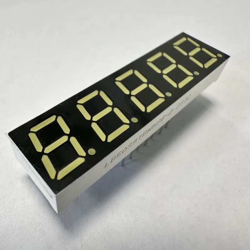 Ultra Bianco 7 Segmenti LED Display 5 Cifre 0,39 pollici Anodo Comune per Indicatore Digitale 2