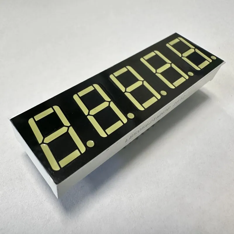 Ultra Bianco Display a LED a 7 segmenti a 5 cifre da 0,56 pollici 3