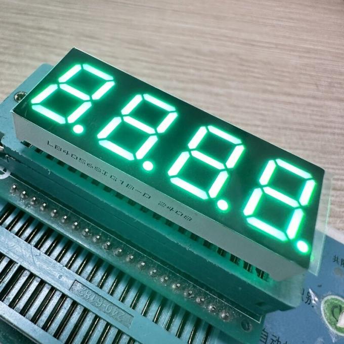 Display LED a 7 segmenti da 0,56 pollici (14,2 mm) a 4 cifre – Verde puro, anodo comune per pannelli strumenti ed elettrodomestici 1
