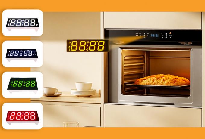Display LED a 7 segmenti da 0,56 pollici (14,2 mm) a 4 cifre – Verde puro, anodo comune per pannelli strumenti ed elettrodomestici 6