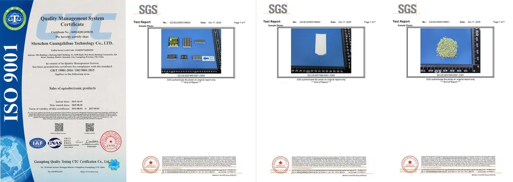 Display a LED a 7 mm e 7 segmenti con catodo comune per elettrodomestici 3