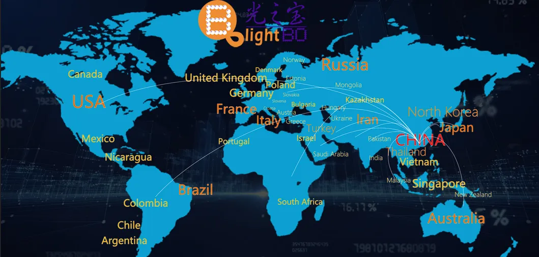 Display LED a 7 segmenti Ultra Bianco/Azzurro 9