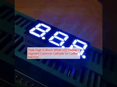 Display a LED bianco a tre cifre da 0,28 pollici con catodo comune a 7 segmenti per macchina da caffè