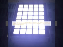 Display a LED a matrice DOT quadrato superbianco 5*7 per indicatore del numero di piano dell'ascensore