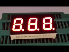 Display a LED a 7 segmenti a tripla cifra da 0,4 pollici con colore rosso ultra luminoso per l'indicatore di temperatura