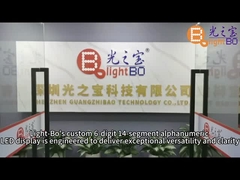 Display a LED a segmento 14 a 6 cifre per il pannello degli strumenti