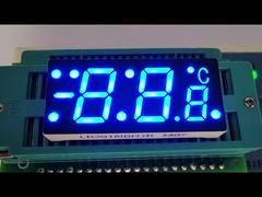 Display LED blu personalizzato a 7 segmenti per indicatore di temperatura