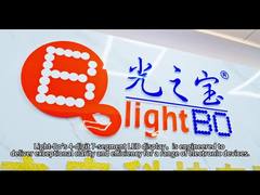 Display LED a 7 segmenti a 4 cifre per controllore di temperatura