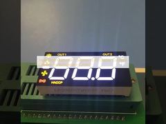 Display LED multicolore a tre cifre a 7 segmenti con catodo comune per il controllo del frigorifero