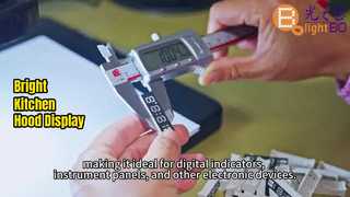 Display LED verde personalizzato da 0,39 pollici a 6 cifre a 14 segmenti